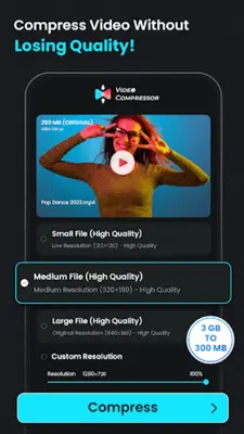 Video Compressor And Converter android App screenshot 12