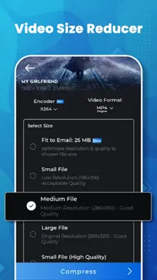 Video Compressor And Converter android App screenshot 4